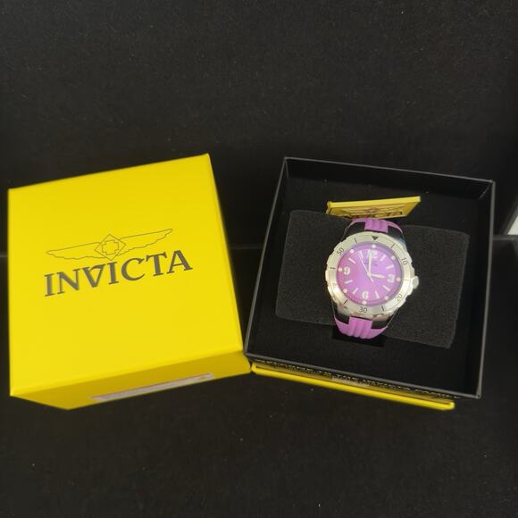 NEW - Invicta Angel Halo Women's Watch - 38mm, Purple (24123) NEW- IN BOX*1 LEFT - Picture 9 of 13